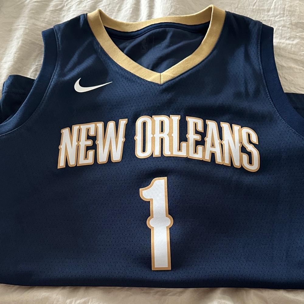 Nike Navy and Gold Dri-FIT Jersey